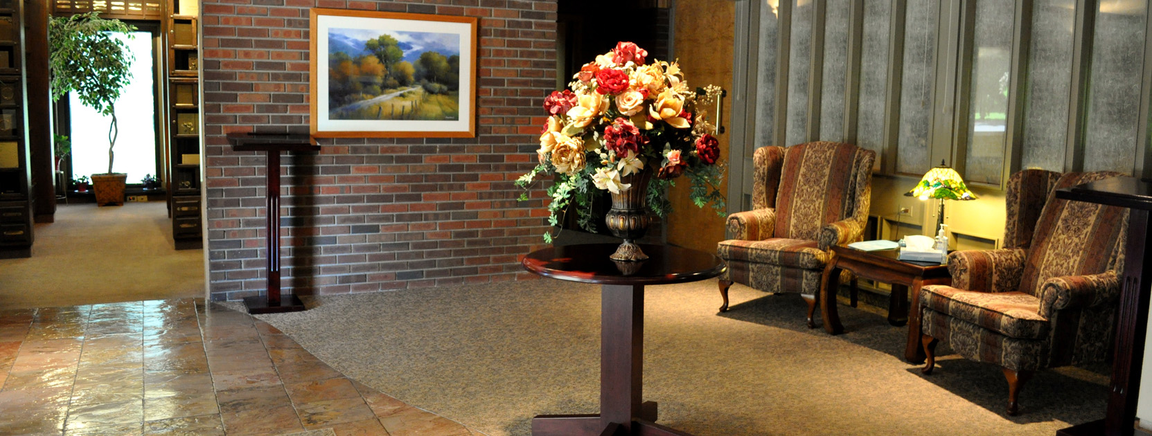 Front Foyer of Calgary Crematorium