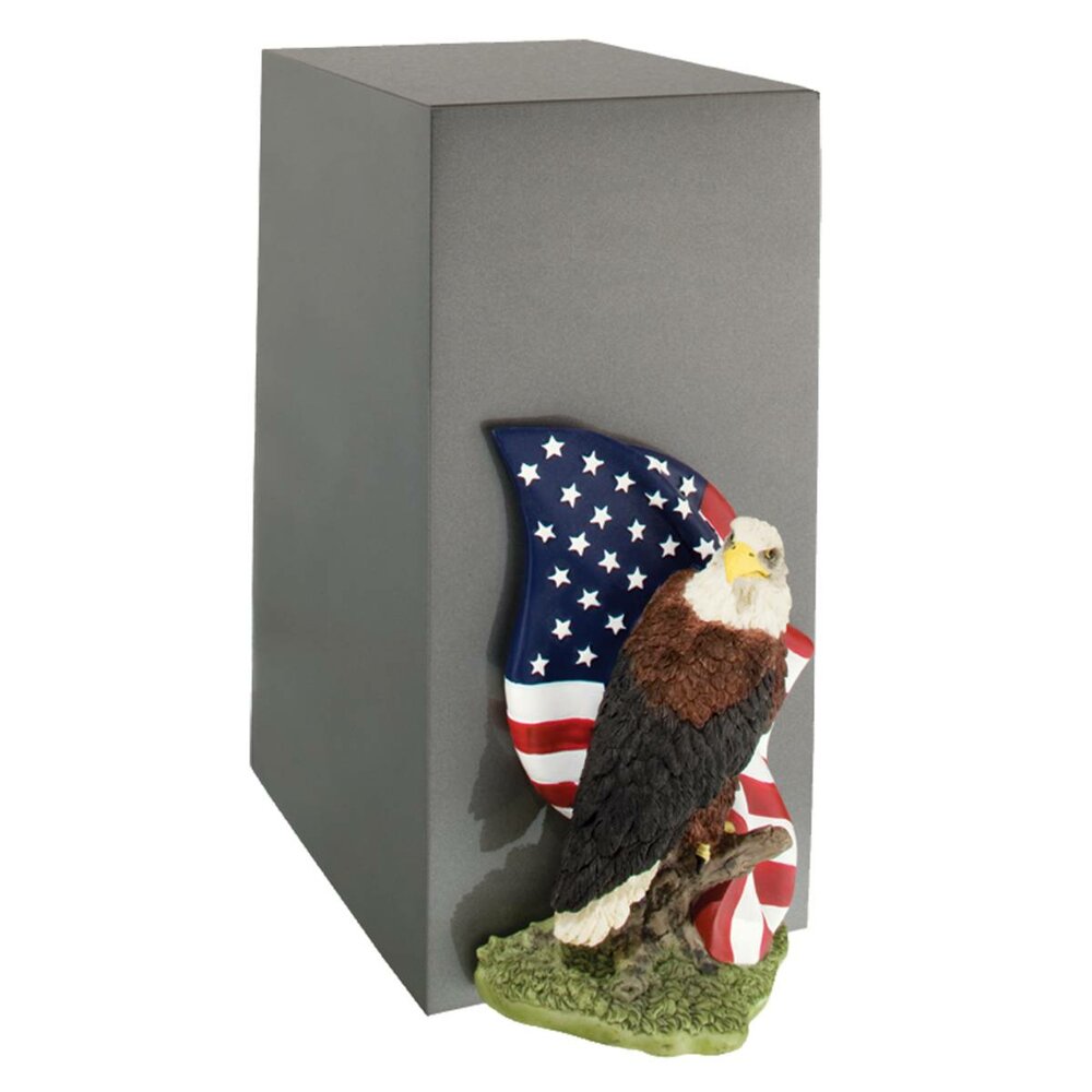 Pewter Bronze Vertical Urn